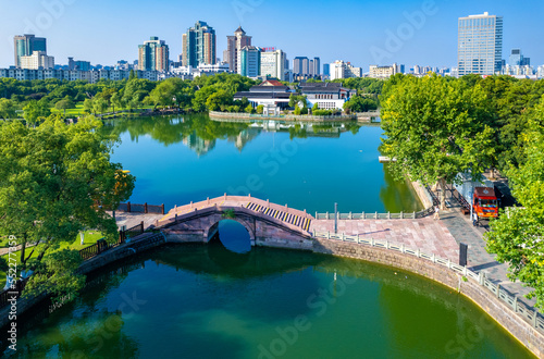 Scenery of Yuehu Park, Ningbo, Zhejiang, China