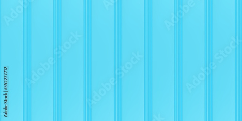 Seamless pastel blue vertical wall wainscot pattern. Plastic, gypsum or wooden beadboard of interior cladding. Vector illustration. Renovating home wall decor