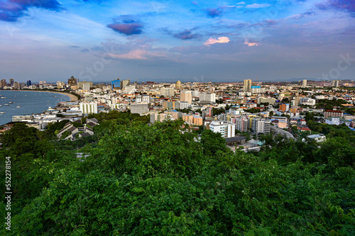view Wonderful sea scenery in Khao Phra Bat Temple, Ban Laeng Subdistrict, Mueang Rayong District, Rayong