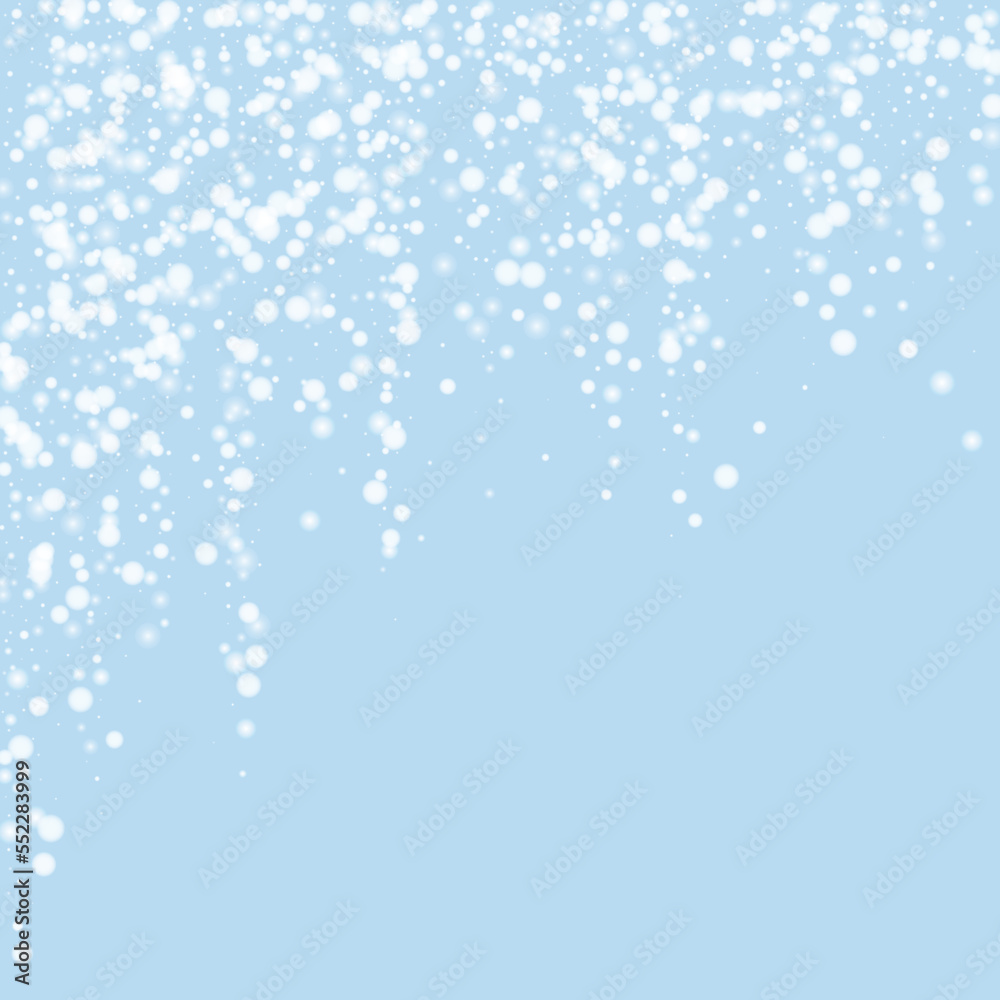 Magic falling snow christmas background. Subtle Magic falling snow christmas background. Subtle