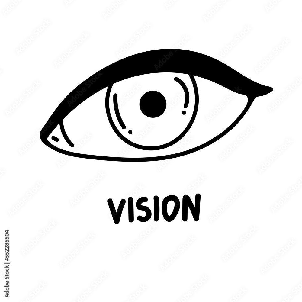 Fototapeta premium Eye icon. Look and Vision icon. Eye vector icon