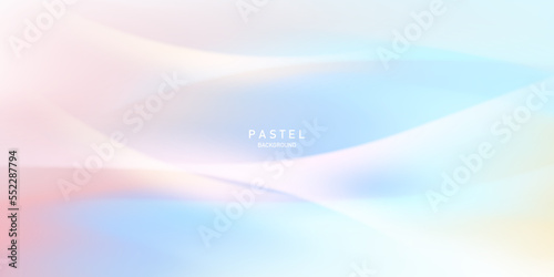 Abstract pastel color background design soft template vector illustration