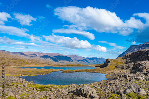 Landscape of the East Fjords (Iceland)