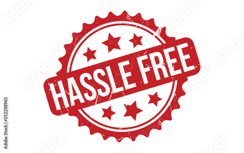 Hassle Free Rubber Stamp Seal Vector