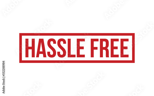 Hassle Free Rubber Stamp Seal Vector