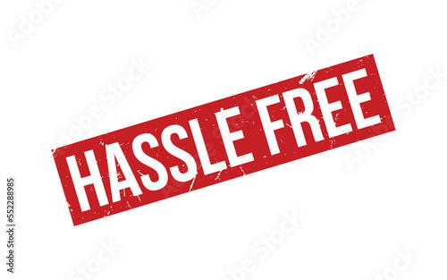Hassle Free Rubber Stamp Seal Vector
