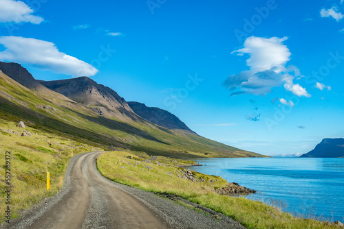 Fototapeta Naklejka Na Ścianę i Meble -  Landscape of the East Fjords (Iceland)