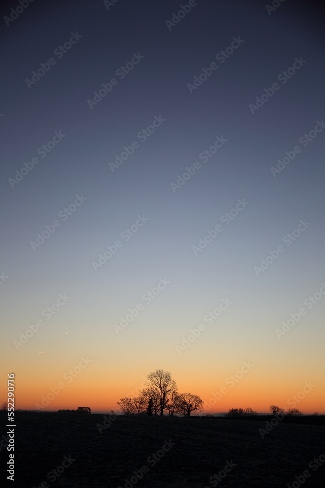 Fototapeta premium Sunrise Winter morning