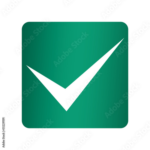 Free Download green check box and correct mark square - GFXLoad