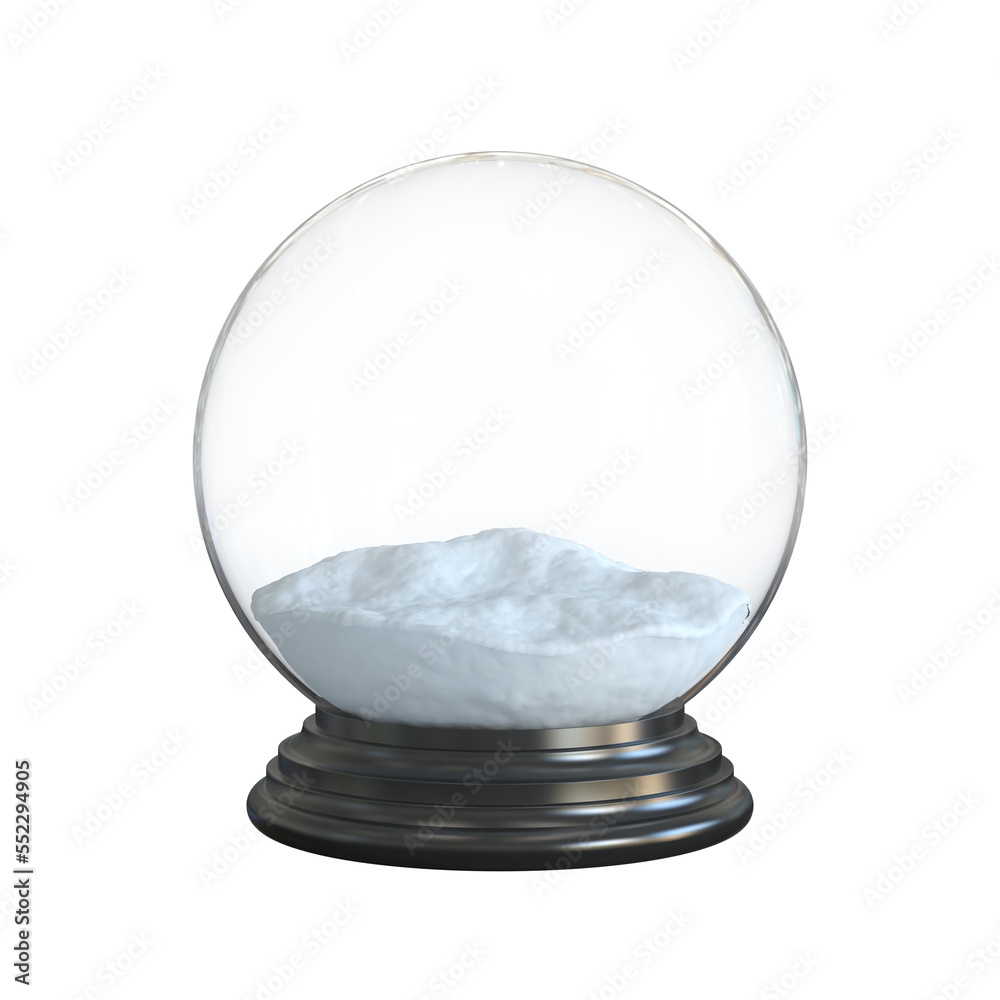 © koya979 - Empty snow globe 3d rendering © koya979 - Empty snow globe 3d rendering
