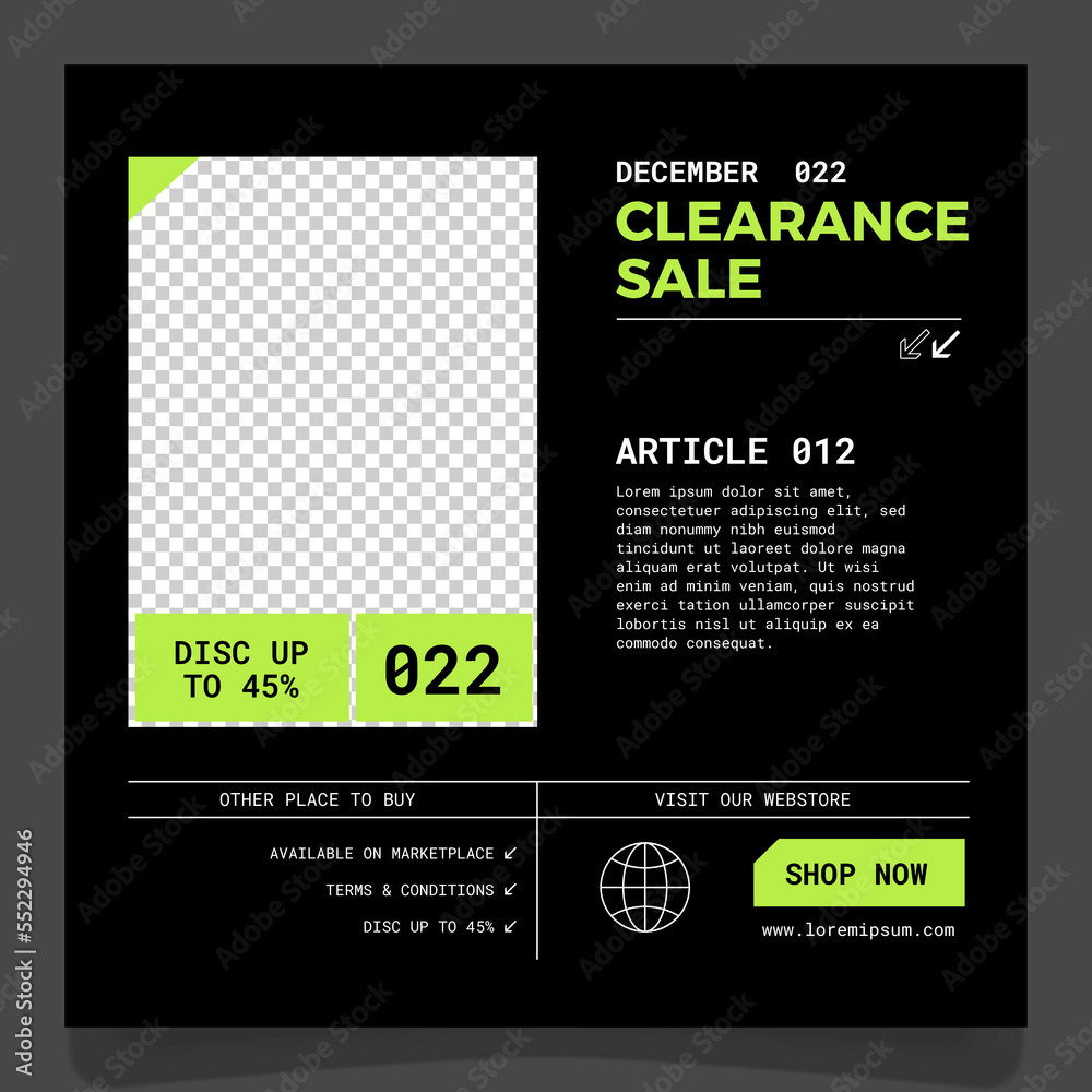 Obraz premium Futuristic Street Wear Design Template
