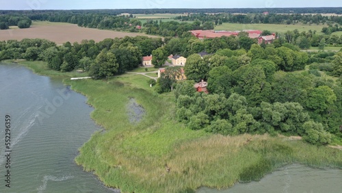 survol du domaine de Julita dans le sud de la Suède