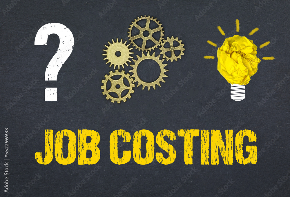 Obraz premium Job costing