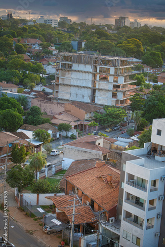 view of the city asuncion, paraguay