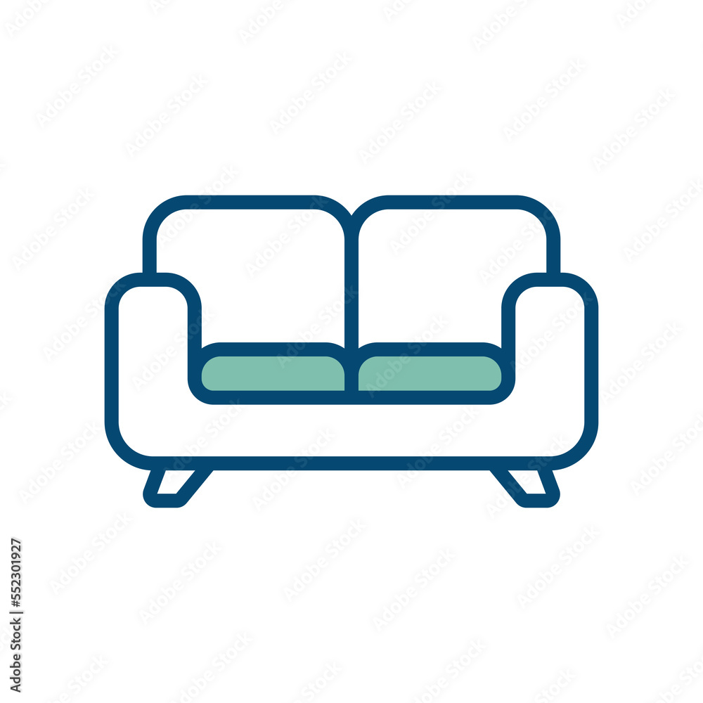 sofa icon vector design template in white background sofa icon vector design template in white background