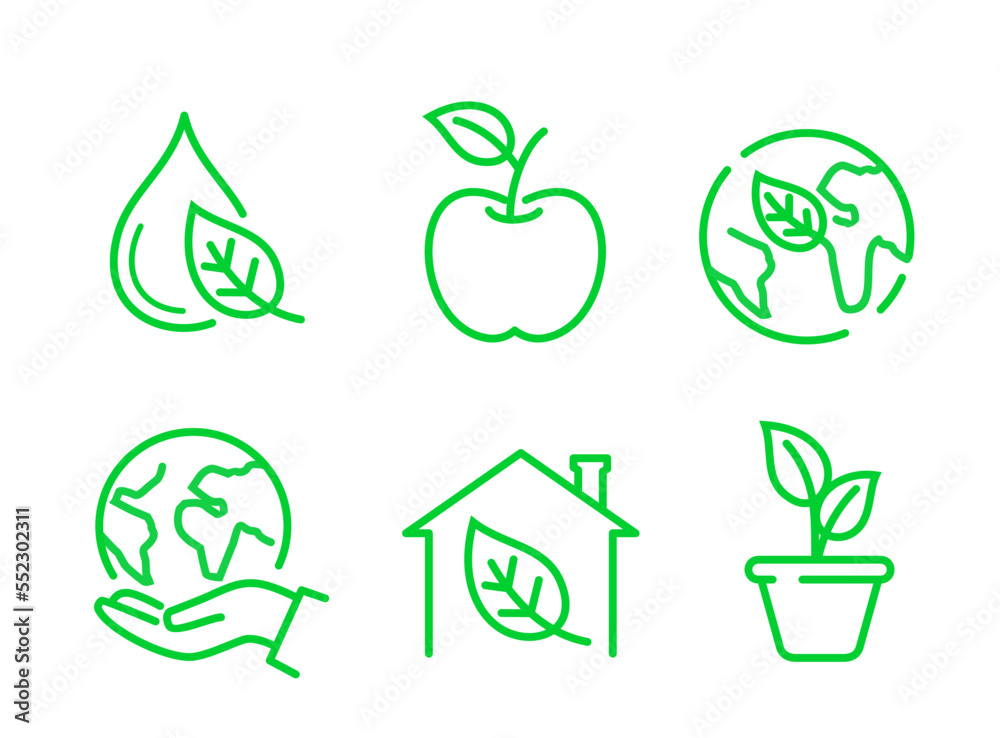 Fototapeta premium Global Growth Continuous Line Icon.