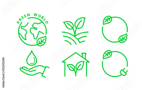 Global Growth Continuous Line Icon.