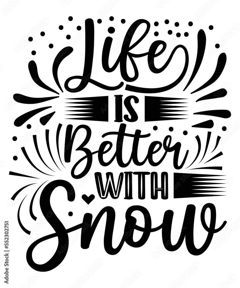 Fototapeta premium Winter SVG Design vector