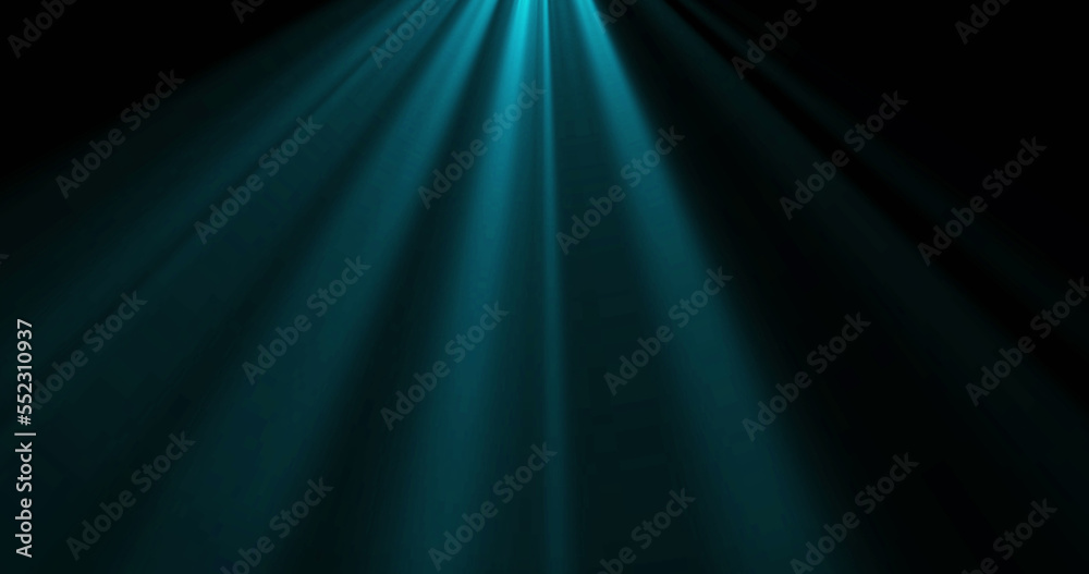 Fototapeta premium Image of light rays over black background