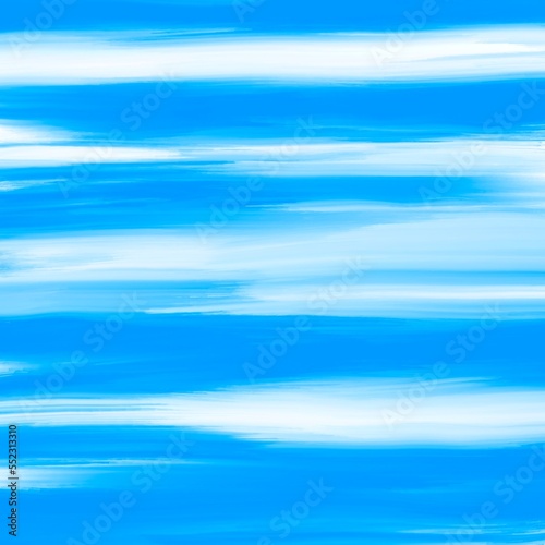 abstract oil painting white and blue background