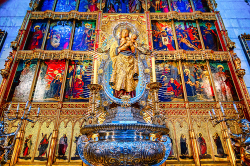 Almudena Cathedral Interior Architecture, Madrid, Spain photo