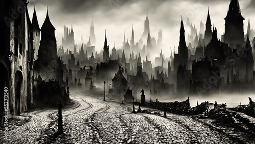 dark fantasy  city