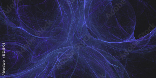  3D rendering abstract multicolor fractal background 