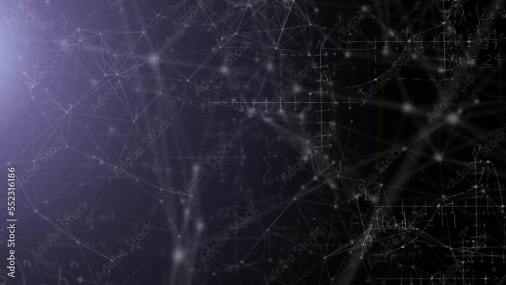 Animation of connections and mathematical data processing Animation of connections and mathematical data processing