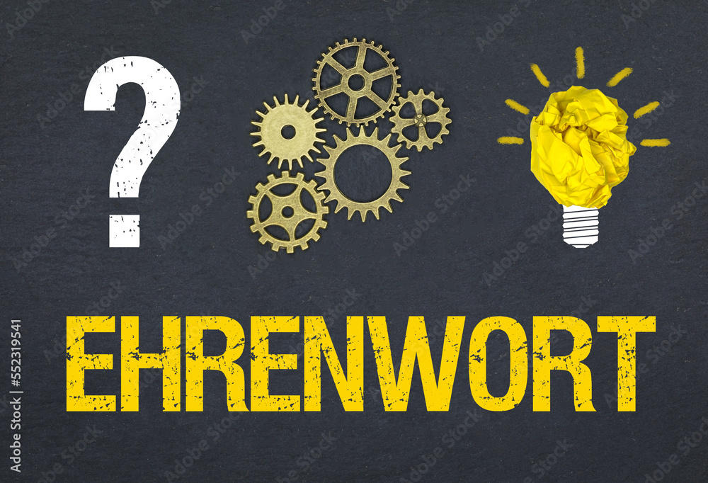 Obraz premium Ehrenwort