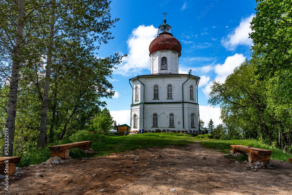 Church of the Ascension of the Lord on Bolshoi Solovetsky Island, Russia. Church of the Ascension of the Lord on Bolshoi Solovetsky Island, Russia.