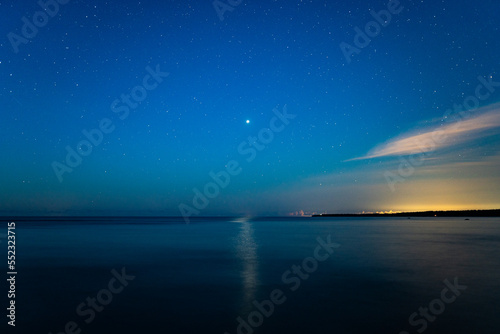Venus, stars and Baltic sea © Jacob