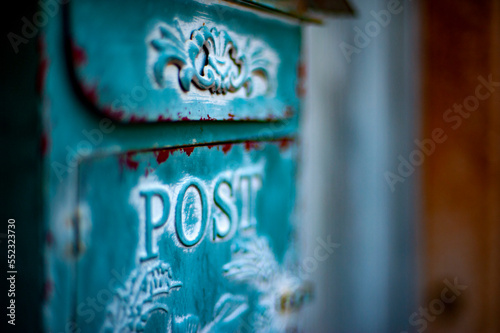 old post box in Croatia Stari Grad Hvar island photo