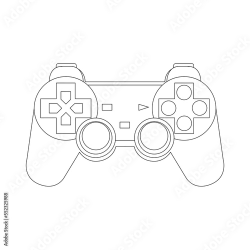 joystick vector, video game controller icon