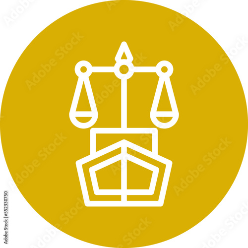 Maritime Law Icon Style