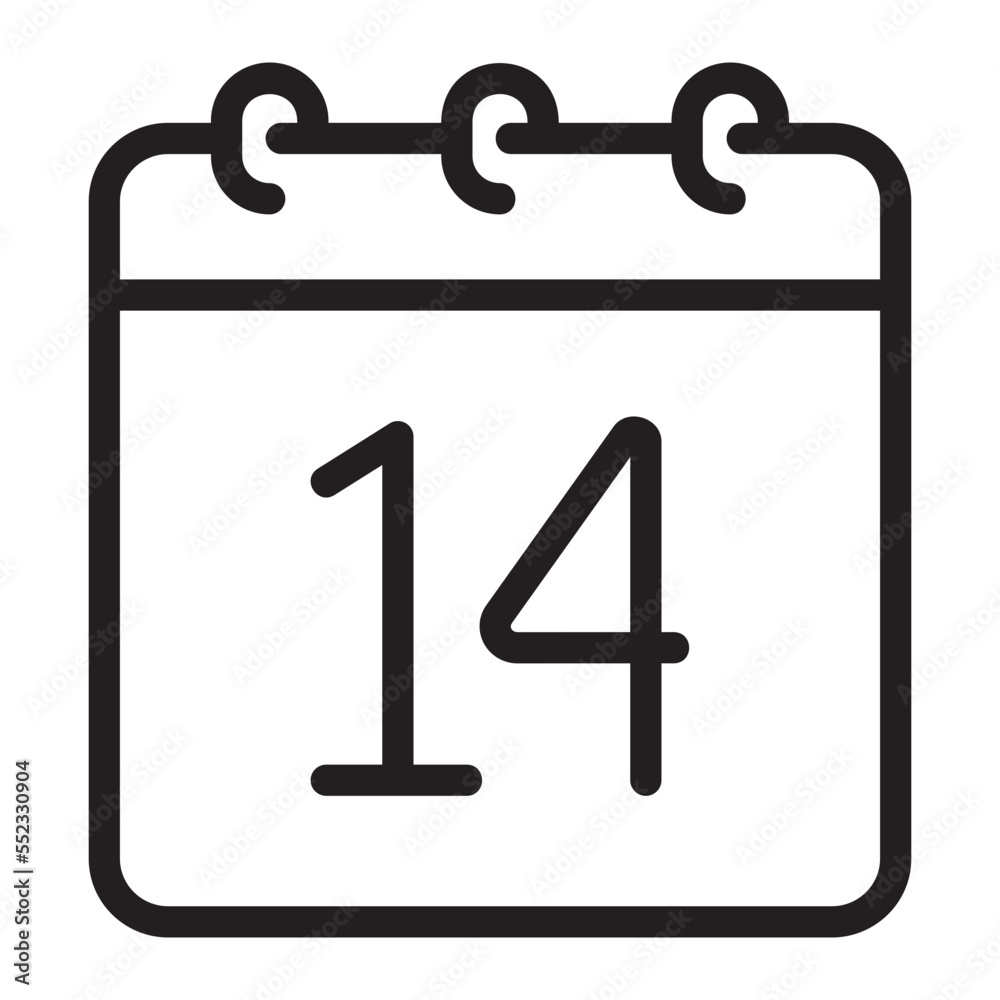calendar line icon calendar line icon