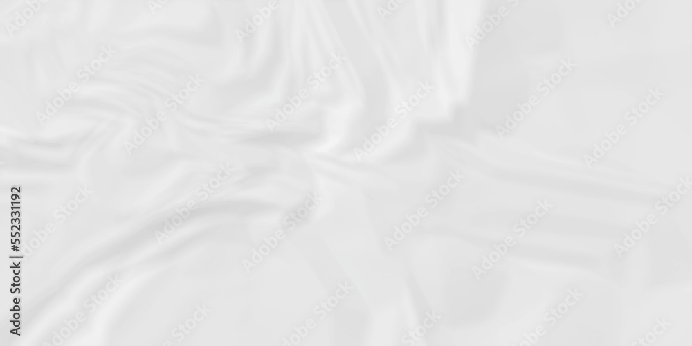 Obraz premium White paper crumpled texture. white fabric textured crumpled white paper background. panorama white paper texture background, crumpled pattern texture backgrund.