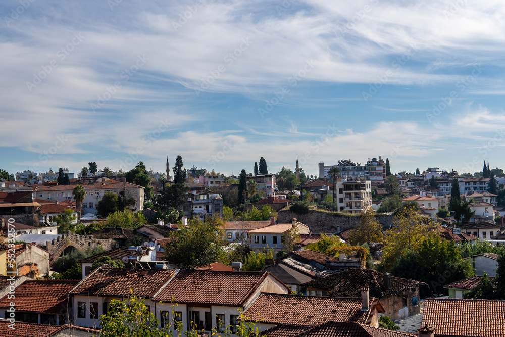 antalya, turkey old town kaleici. panorama Antalya