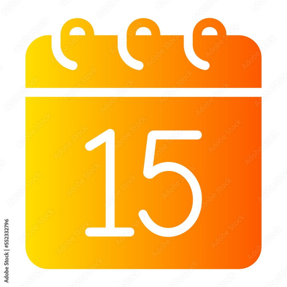 calendar gradient icon