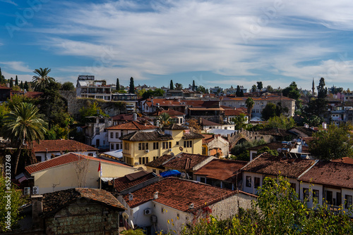 antalya, turkey old town kaleici. view of the town