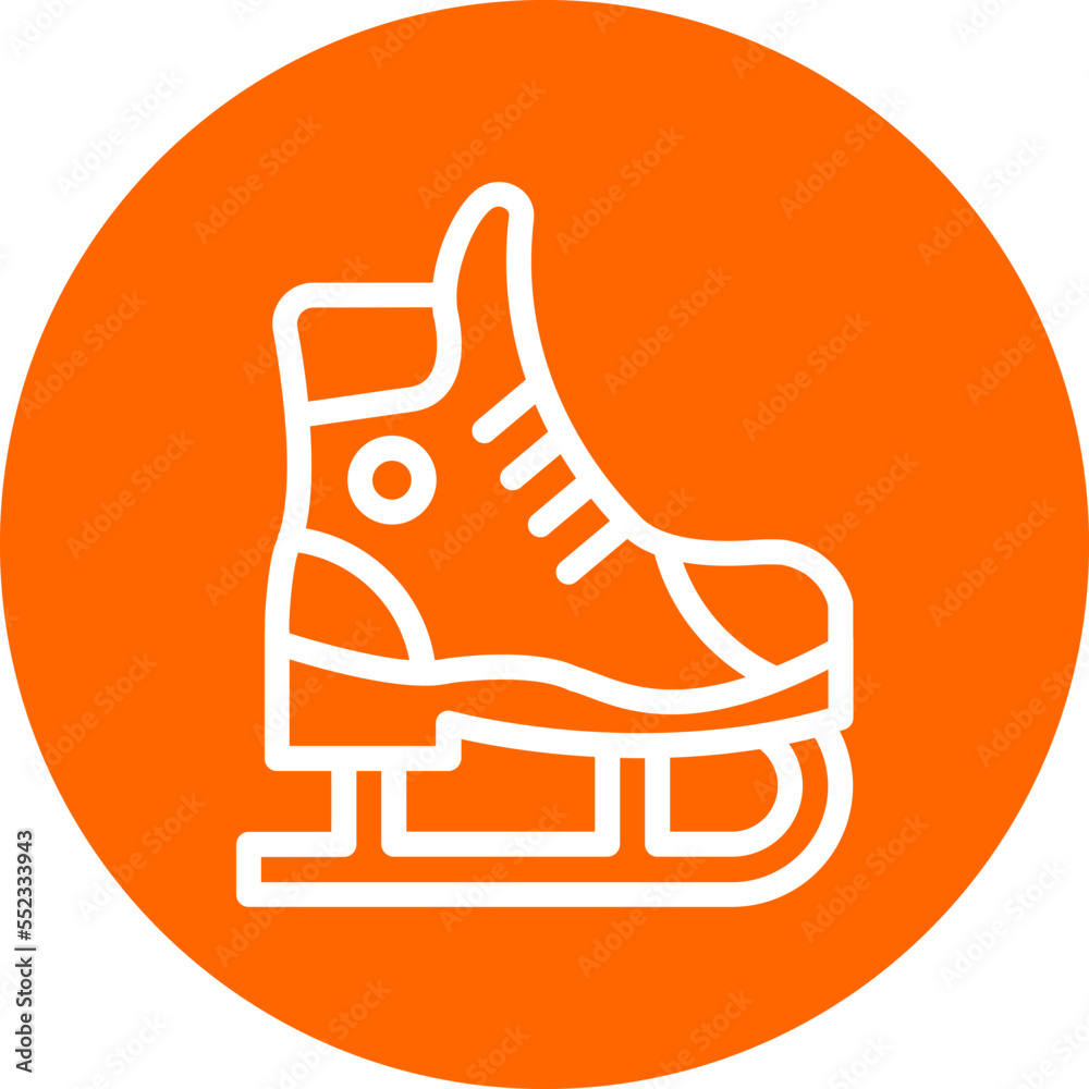 Ice Skate Icon Style Ice Skate Icon Style