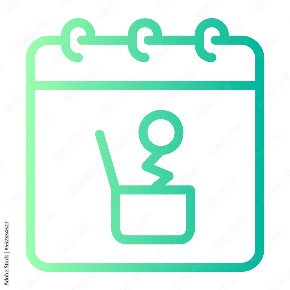 april fools day gradient icon april fools day gradient icon