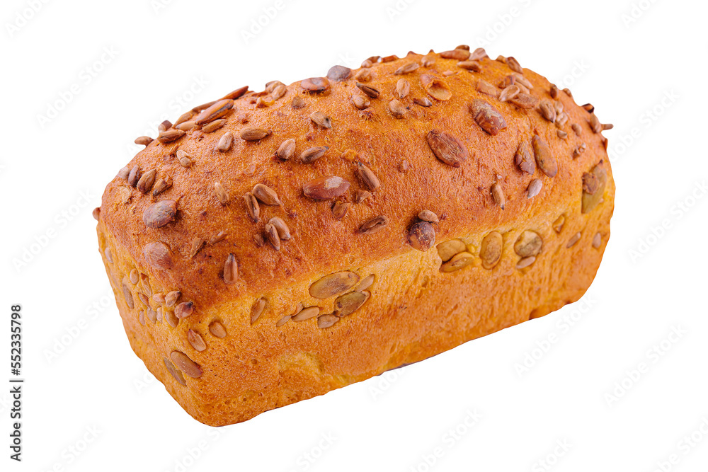 Freshly baked wheat and rye bread with seeds Freshly baked wheat and rye bread with seeds