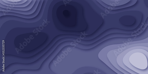 Abstract blue papercut out background texture design. For web, wall paper, brochure and other pattern designs. Blue abstract multi-layer 3d seamless background.	
