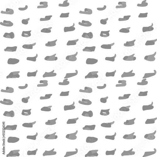 Grayscale monochrome background.Graphite pencil or gray marker simple shapes. Geometric abstract seamless pattern. Minimalistic grid repeat of small elements.