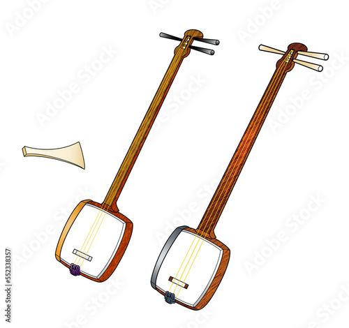 三味線-太細竿2本