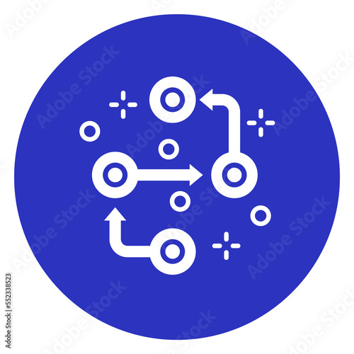 Methodology, project steps icon