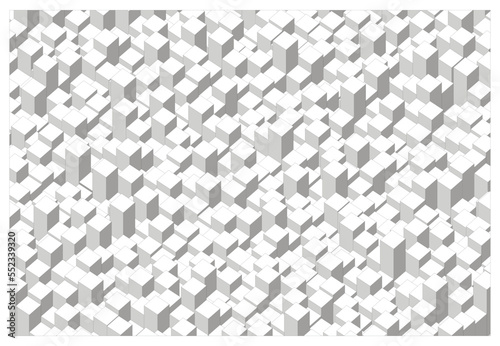 3d cube or parallelepiped vector abstract pattern or background