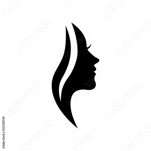 women silhouette vector logo