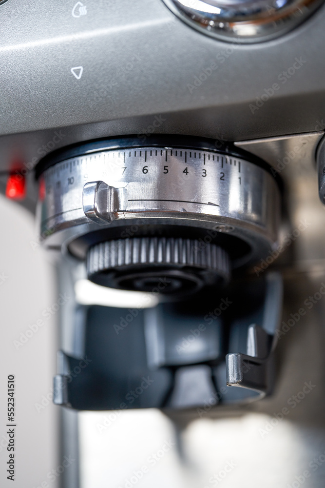Close-up of coffee maker used by espresso machine Close-up of coffee maker used by espresso machine