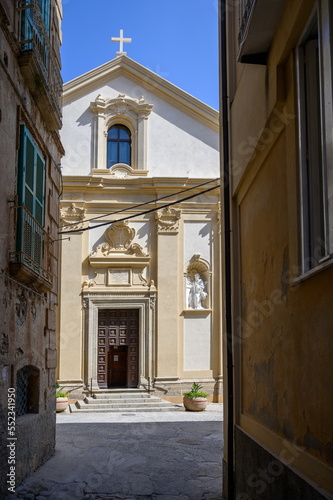Fototapeta Naklejka Na Ścianę i Meble -  Church Largo Padre di Netta in Tropea (Calabria, ITALY)